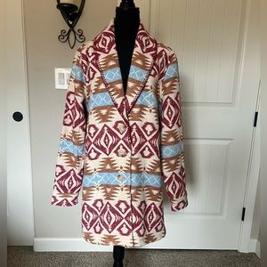 Idyllwind Aztec Print Coat XL